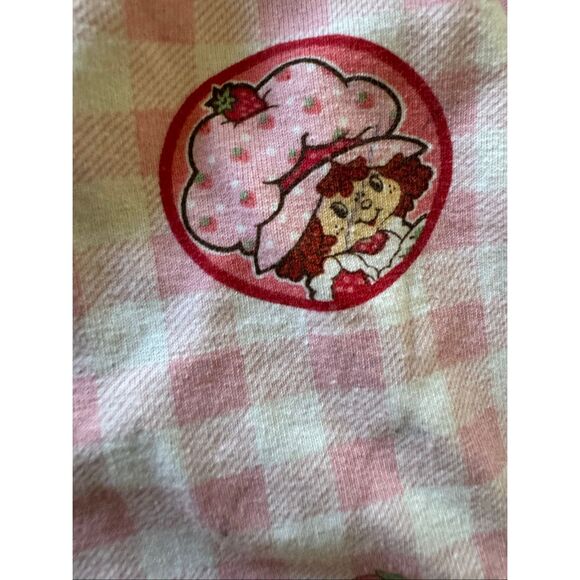 Strawberry Shortcake girls shorts 18 month pink checkered pull on - Picture 2 of 4